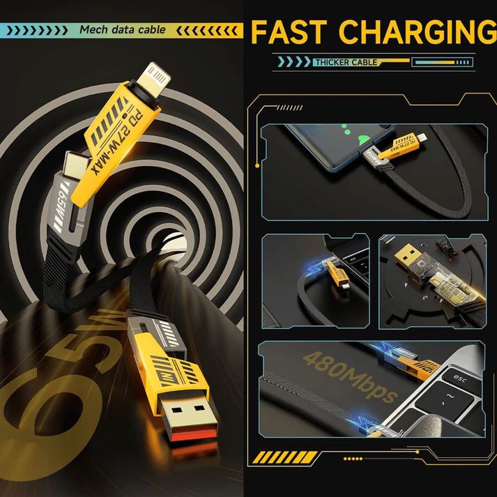 4 In 1 Metal Cable Transformer Edition
