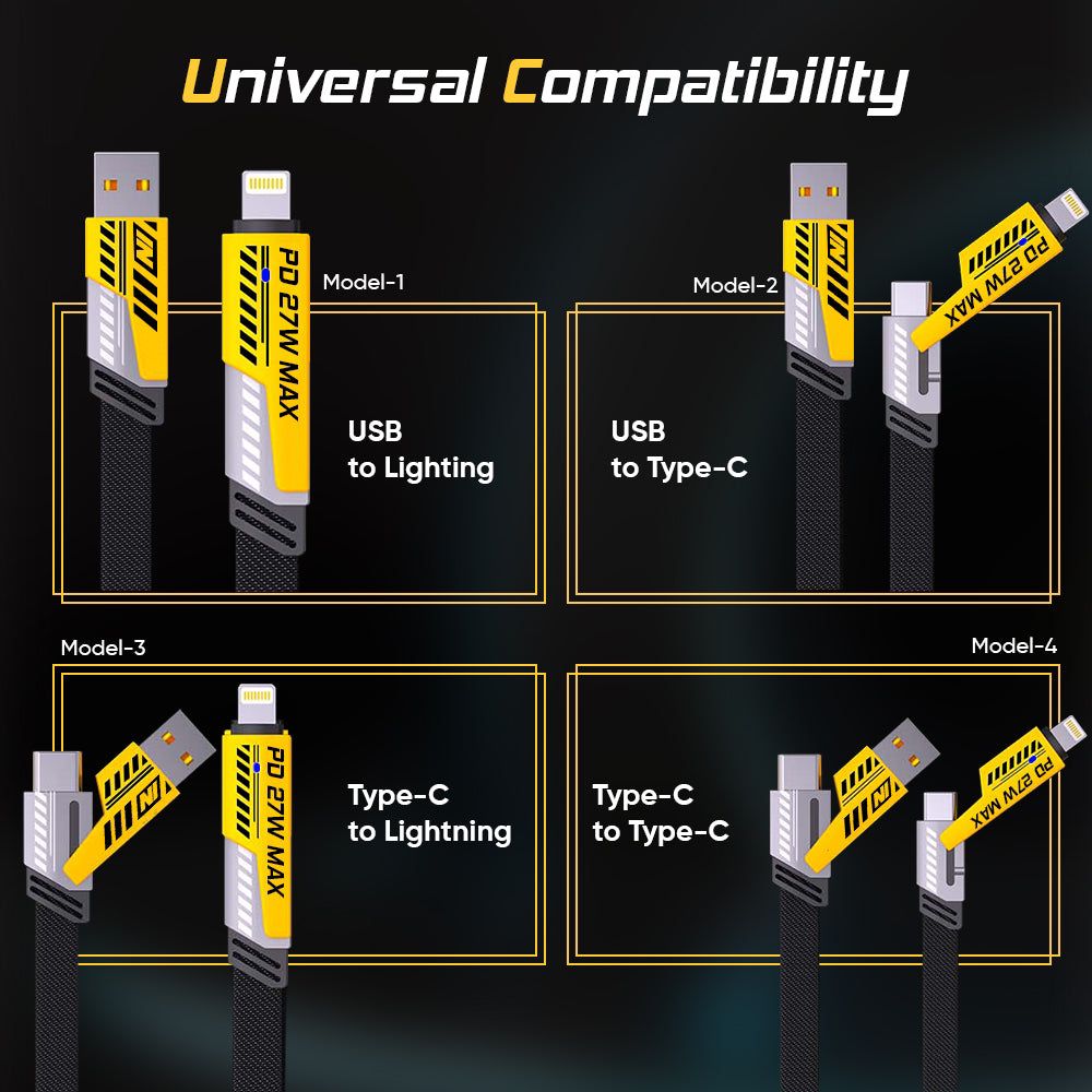 4 In 1 Metal Cable Transformer Edition