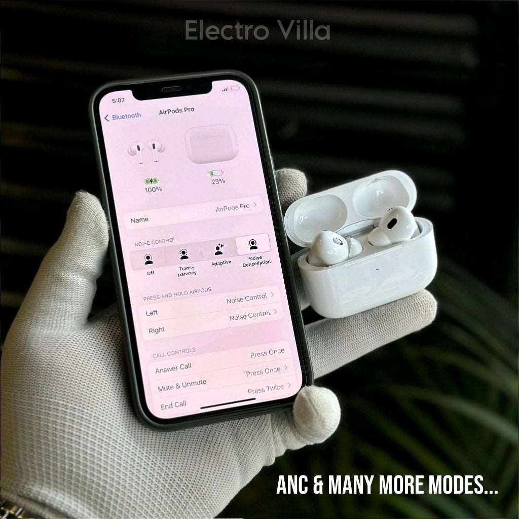 Air-Pods Pro Gen 2 with ANC working + Spatial Audio + GPS Tracking