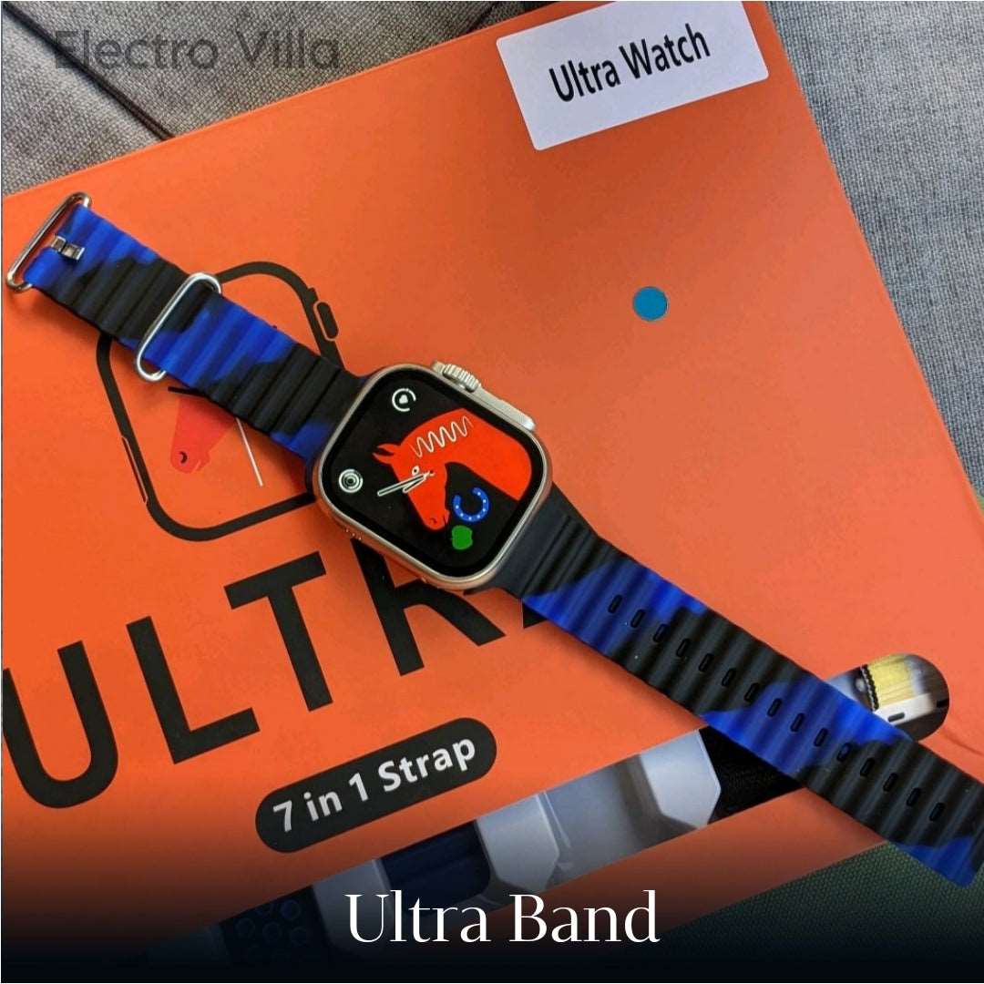 7 In 1 Smartwatch With  7 Awesome Quality Straps