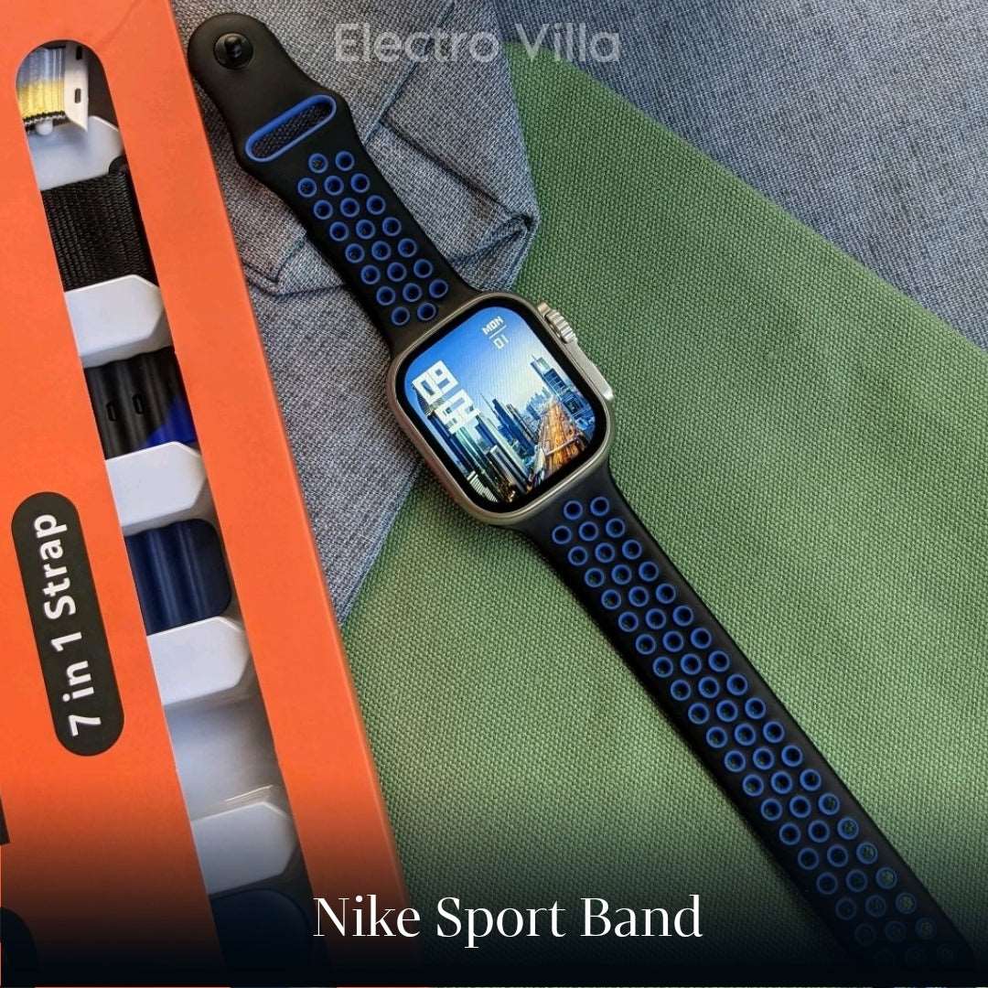 7 In 1 Smartwatch With  7 Awesome Quality Straps