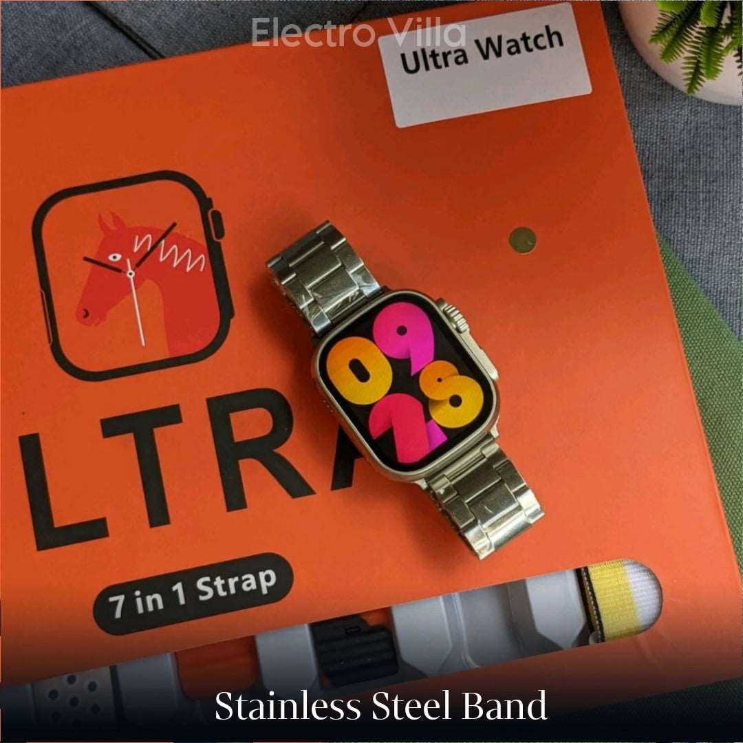 7 In 1 Smartwatch With  7 Awesome Quality Straps