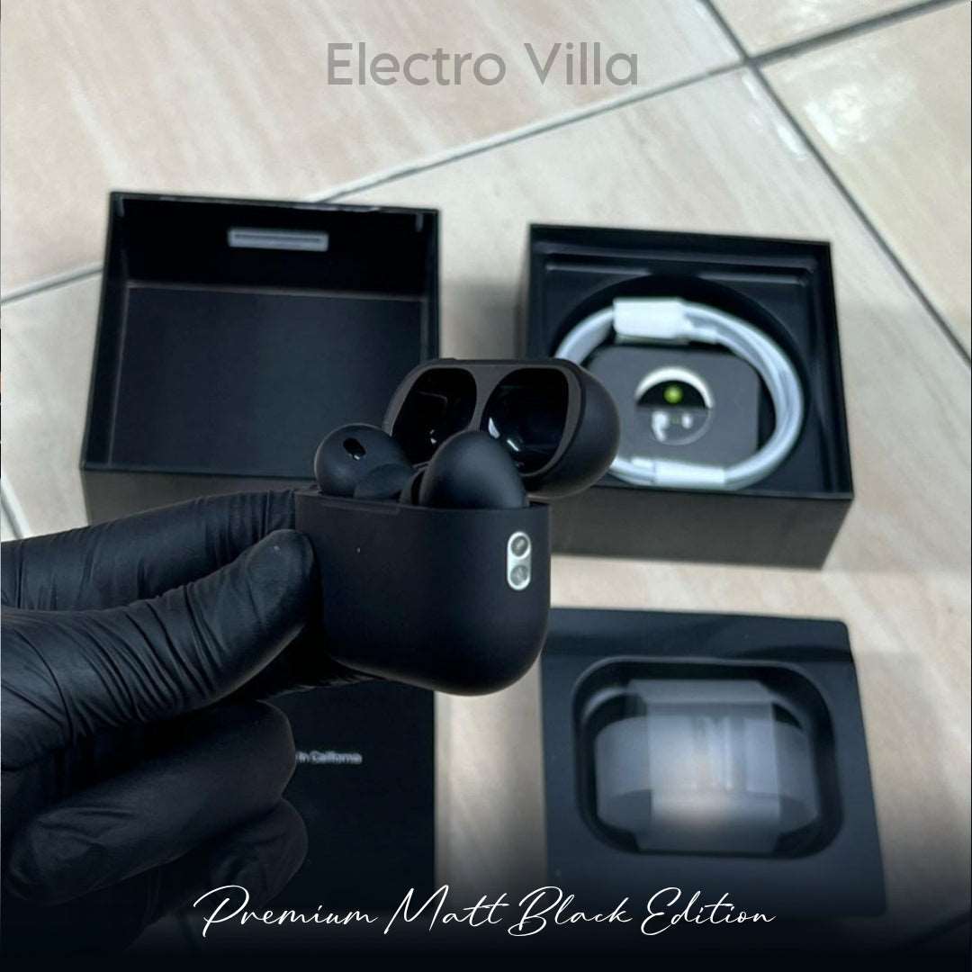 Air-Pods Pro Gen With ANC (Matt Black Edition)