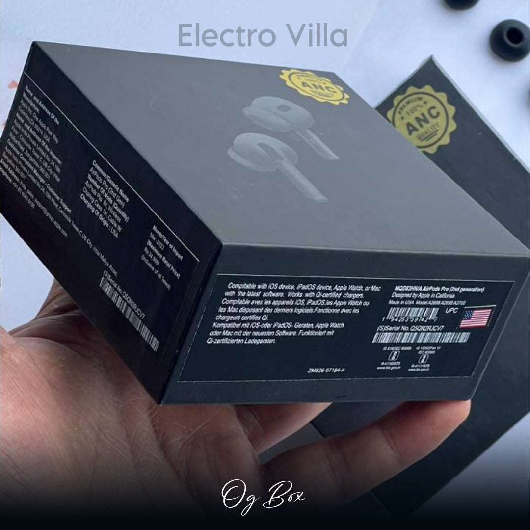 Air-Pods Pro Gen With ANC (Matt Black Edition)
