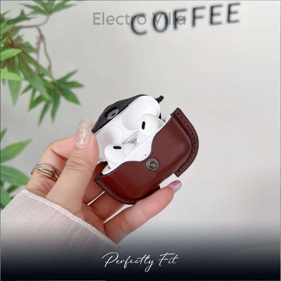Leather Protective Waterproof Case for Airpods Pro, Pro 2