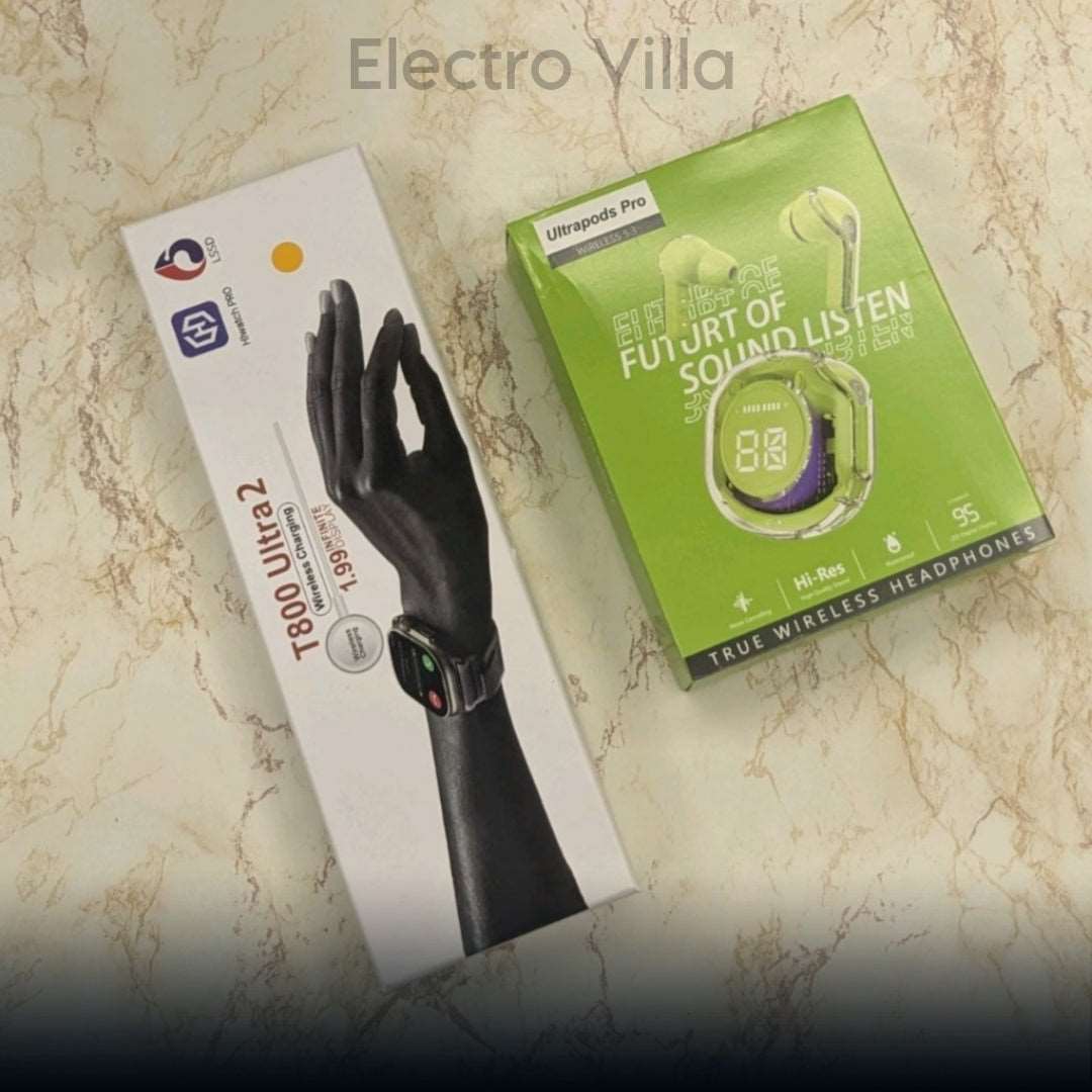 Most Awaited Budget Combo | T800 Ultra Budget Smartwatch & Ultrapods Pro
