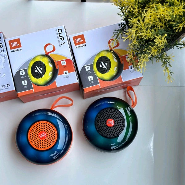 Clip 3 Portable Bluetooth Speaker Dynamic Thunder Sound 1200MAH