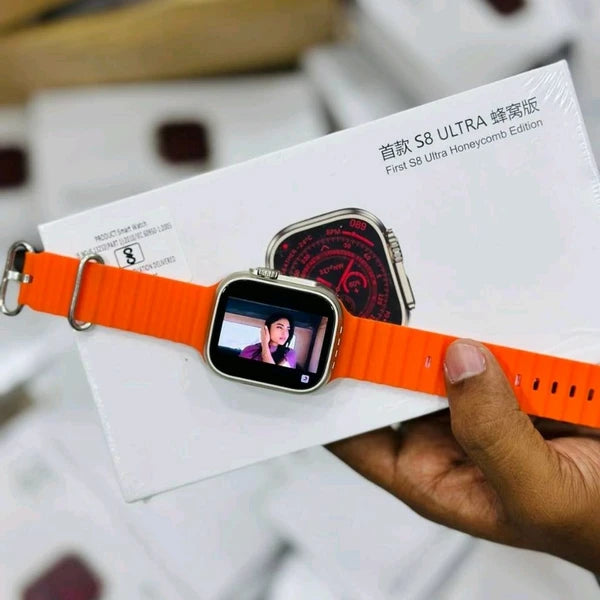 S8 Ultra Honey Comb Edition 4G Sim Watch