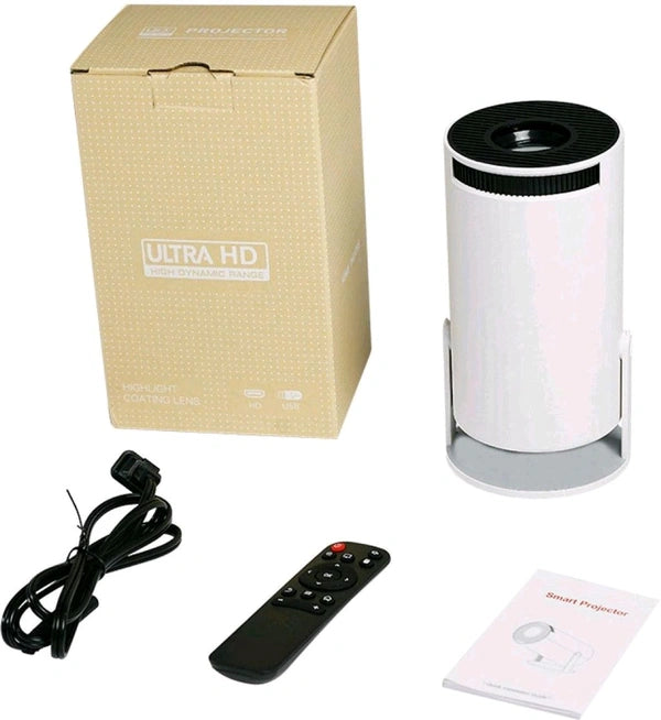4k Portable Projector (White)
