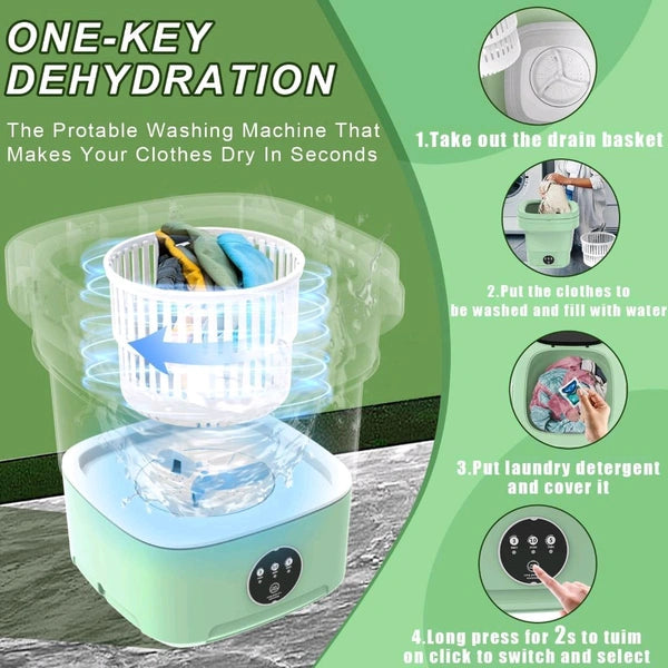 Mini Foldable Washing Machine