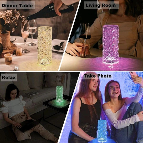Crystal Touch Night Lamp
