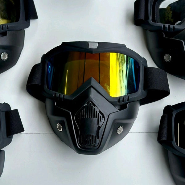 Nufra Store Goggle Mask Anti Scratch UV Protective Face & Eyewear Windproof