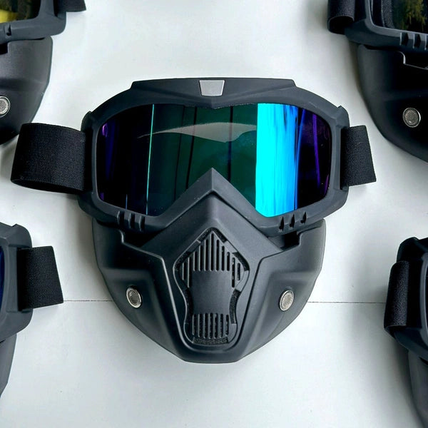 Nufra Store Goggle Mask Anti Scratch UV Protective Face & Eyewear Windproof