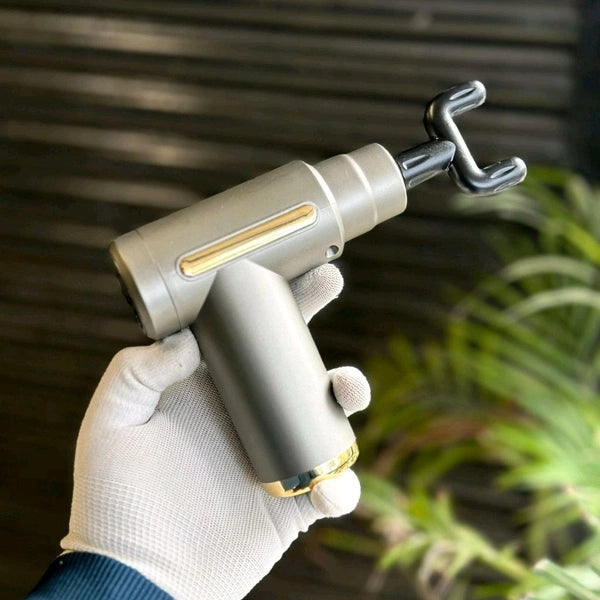 Massage Gun | Strike Handheld Percussion Massage Gun With Interchangeable Massage Heads