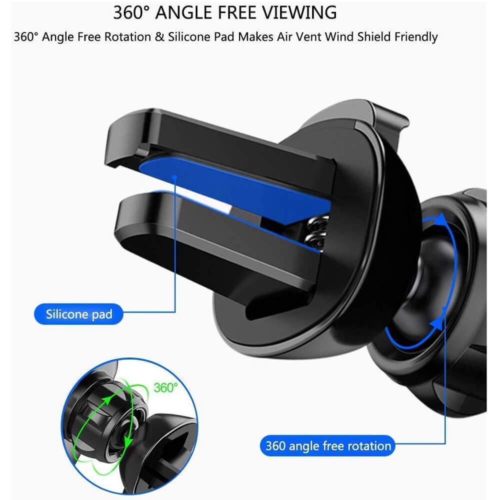 360° Car AC Vent Mobile Phone Holder