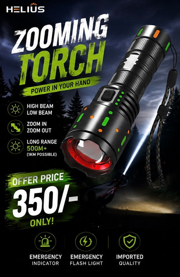 Zooming Metal Torch