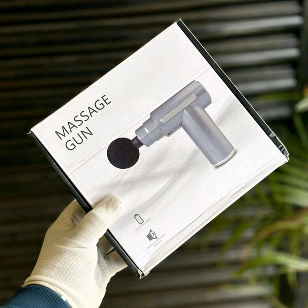Massage Gun | Strike Handheld Percussion Massage Gun With Interchangeable Massage Heads