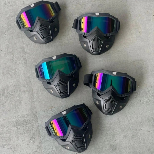 Nufra Store Goggle Mask Anti Scratch UV Protective Face & Eyewear Windproof