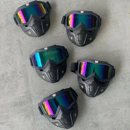 Nufra Store Goggle Mask Anti Scratch UV Protective Face & Eyewear Windproof