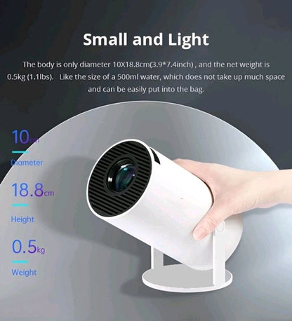 4k Portable Projector (White)