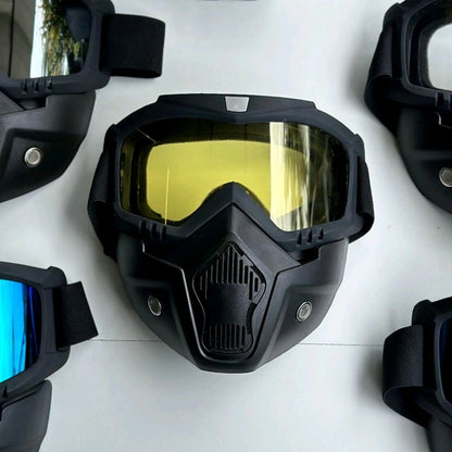 Nufra Store Goggle Mask Anti Scratch UV Protective Face & Eyewear Windproof