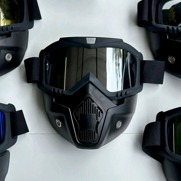 Nufra Store Goggle Mask Anti Scratch UV Protective Face & Eyewear Windproof